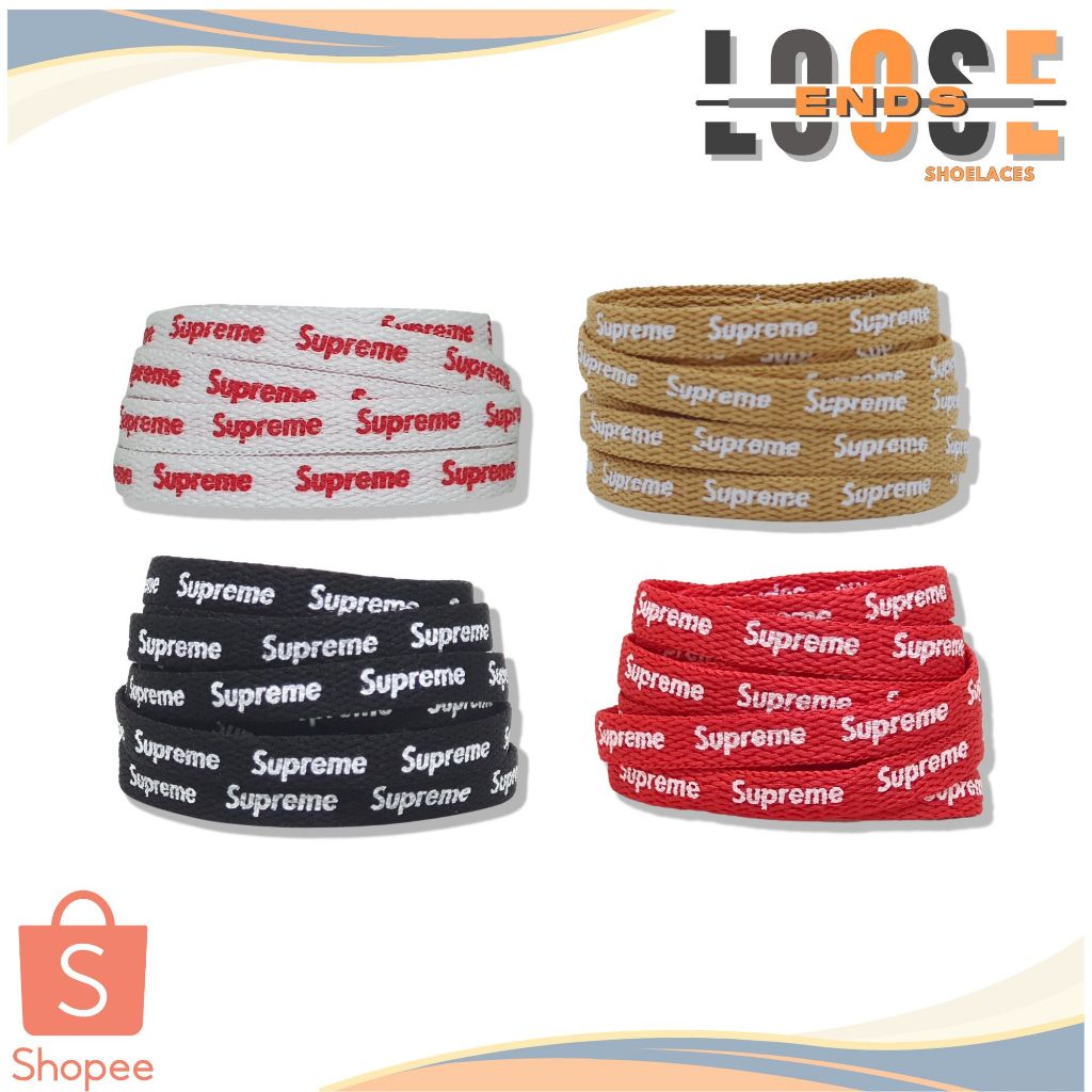 36"/47" Supreme Shoelaces Shopee Philippines