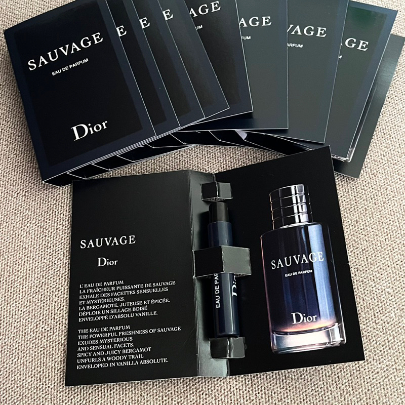 NEW Dior Sauvage Miss Dior Eau de Parfum sample card 1ml | Shopee ...