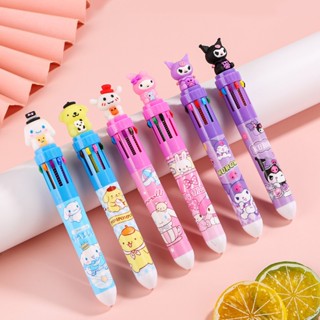 10 in 1 Multi Colored Pen Ball Pen Hughlighter Pen Stationery School ...