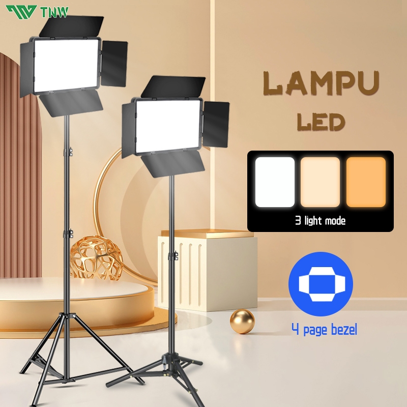 Tnw Inch Covered Led Fill Light Tripod Photography Panel Lamp For