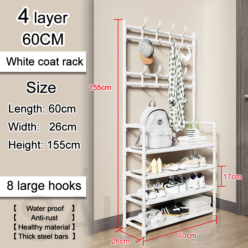 OLA Shoe Hat Rack Simple floor coat rack shoe rack Multifunctional Shoe ...