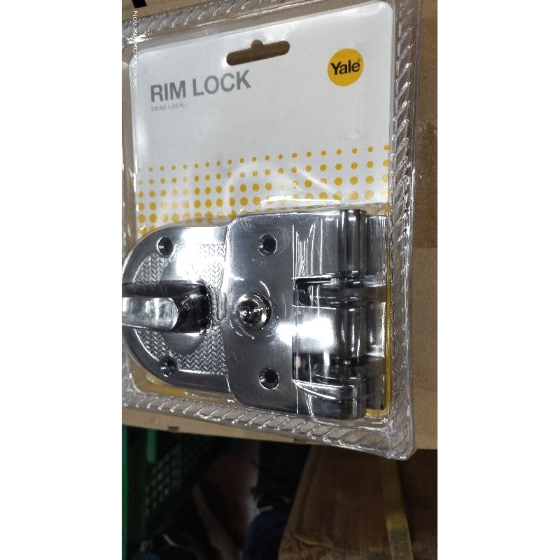 Yale rim lock deadlock v297 us26 stainless US5 antique | Shopee Philippines