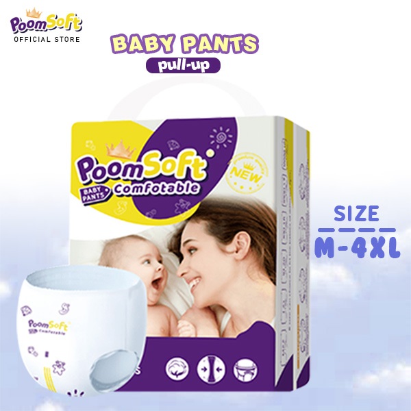 Poomsoft baby diapers pullup pants High Quality All size M L XL XXL