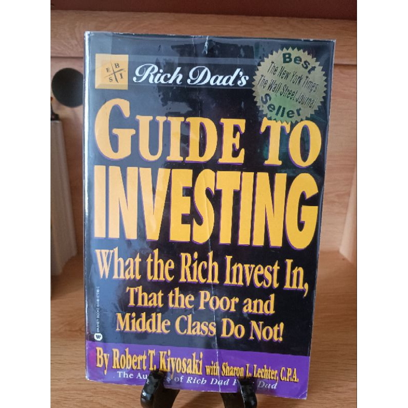 Rich Dads Guide To Investing By Robert Kiyosaki Big Book Shopee