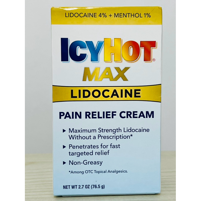 Icy Hot Original Pain Relieving Cream 2.5fl oz (73ml) Exp. 01/2024