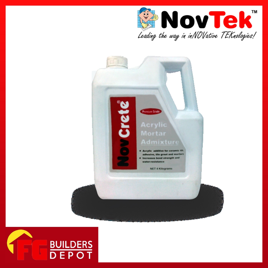 NOVTEK NOVCRETE Acrylic Mortar Admixture – Enhanced Bonding ...
