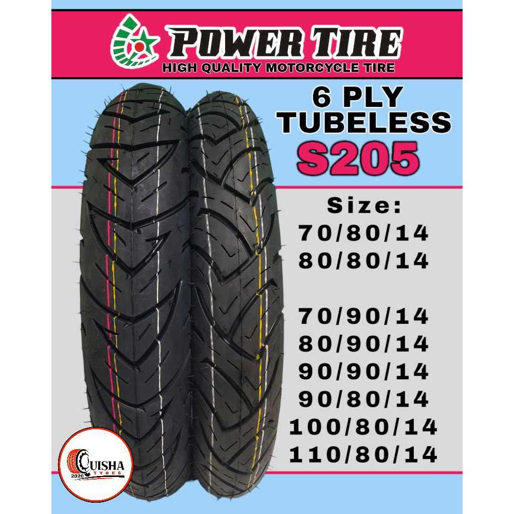 Power tire size 14 Heavy Duty S205 / S204 (FOR SCOOTER) | Shopee