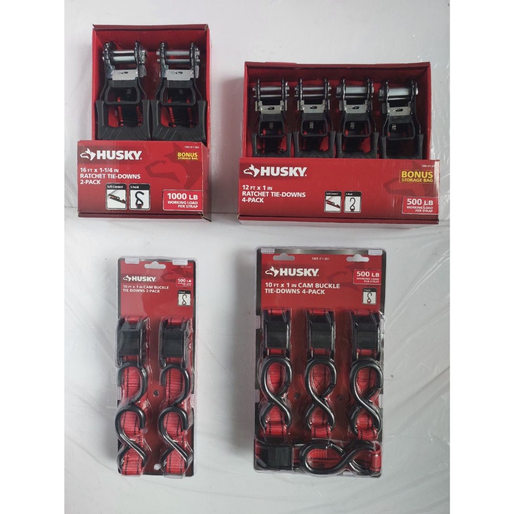 Husky Rachet Tie Down Cambuckle Tie Down Assorted NewUSA | Shopee ...