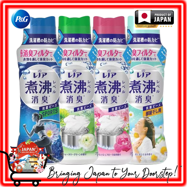 [P&G] Lenoir Antibacterial Beads Type 420ml Sports Green Floral Sunlight Fabric