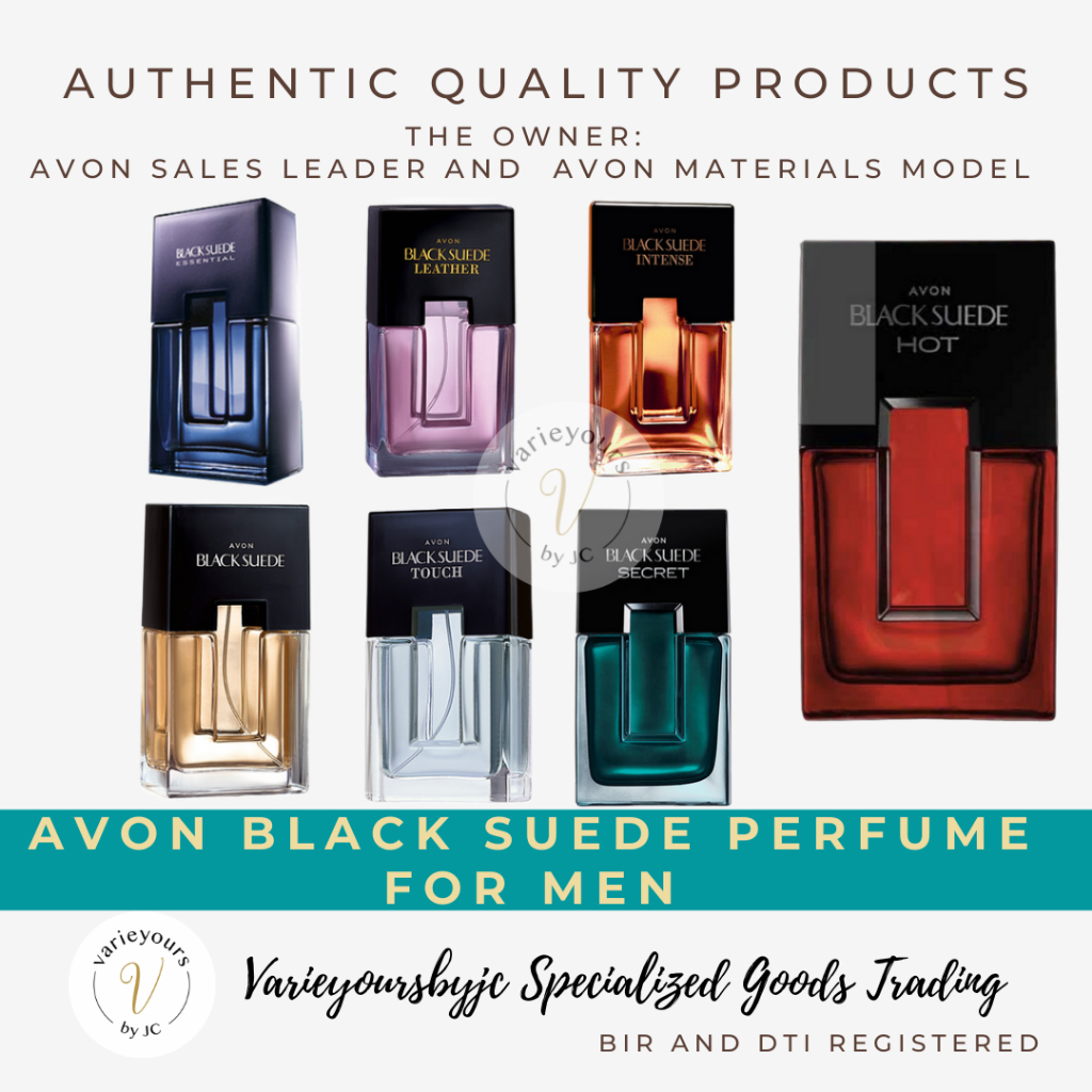 Avon Black Suede Perfume for Men 100ml(Original, leather, essential