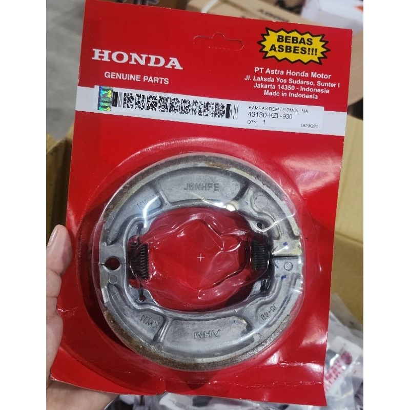 HONDA QUALITY BRAKE SHOE CLICK/BEAT/TMX SUPREMO/CB125 AAA | Shopee ...