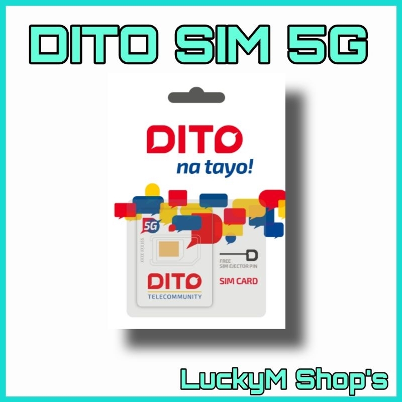 DITO 5G SIMCARD (NO EXPIRATION) | Shopee Philippines