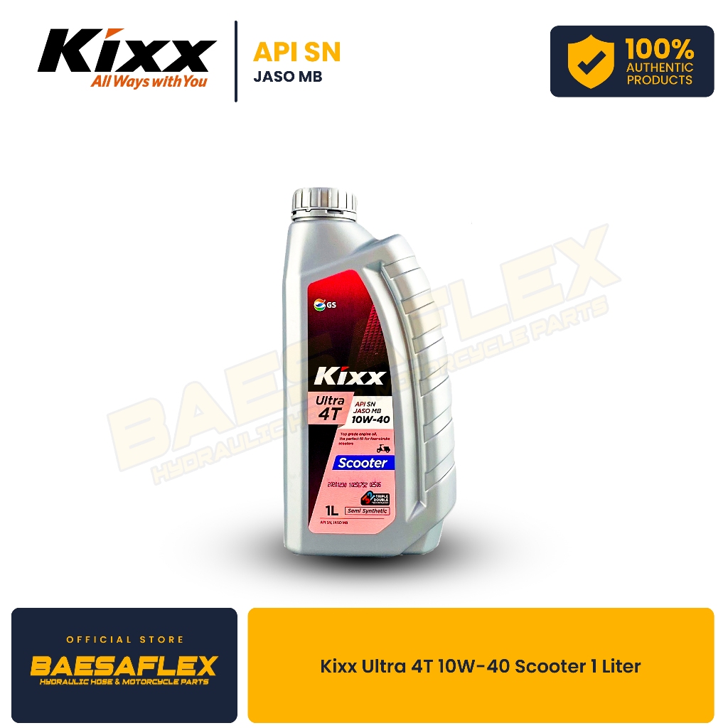KIXX ULTRA 4T SCOOTER SN JASO MB 10W-40 | Shopee Philippines