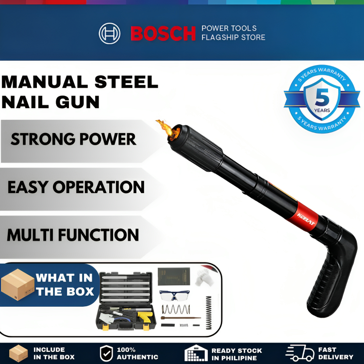 Bosch Nail gun Manual Steel Nails Gun For Concrete Rivet Tool Steel