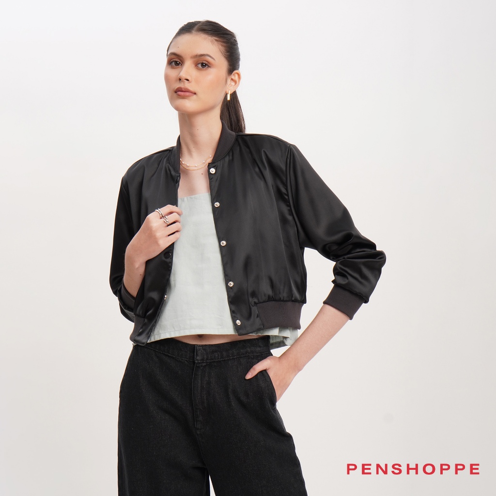 Penshoppe bomber jacket on sale womens