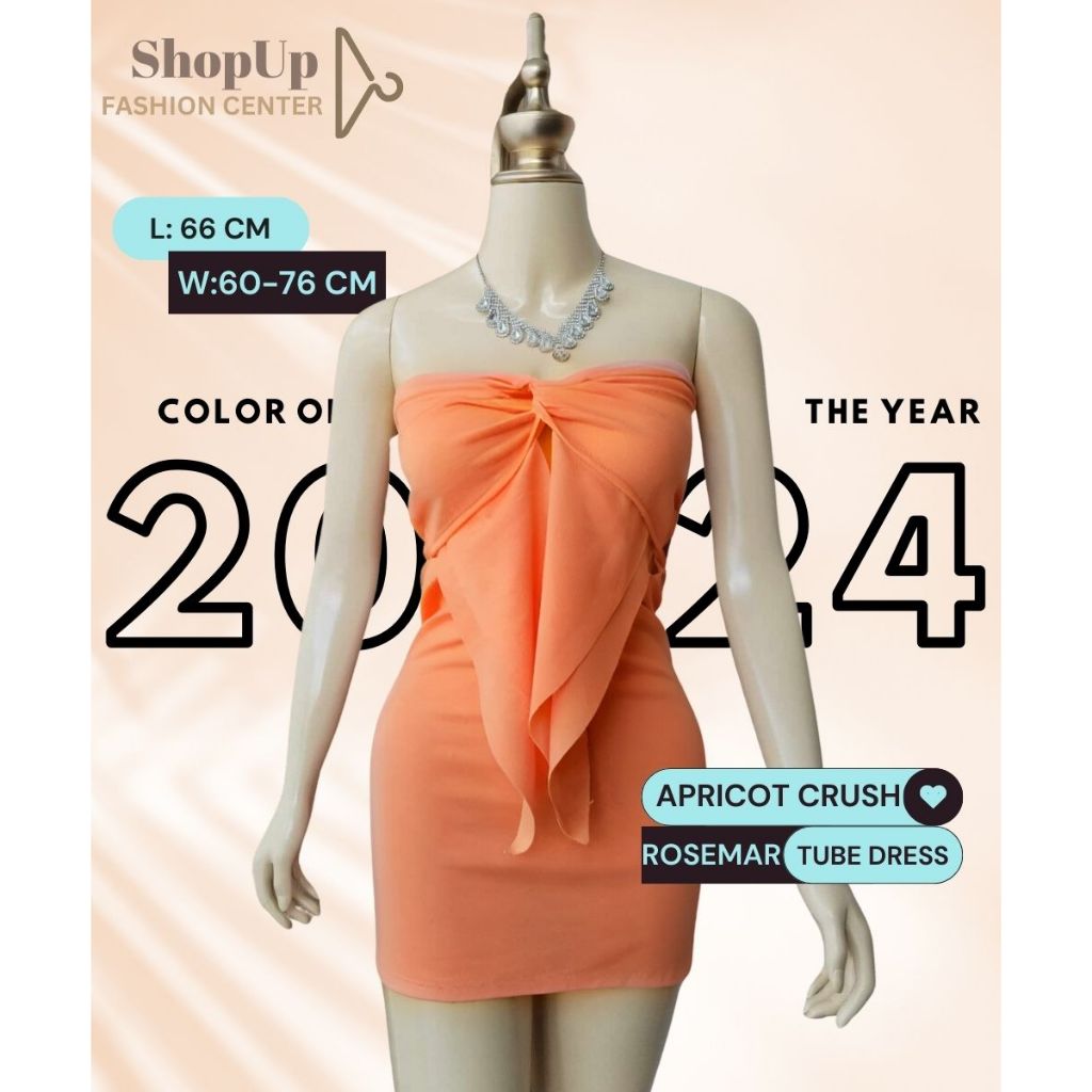 ROSEMAR Dress For Women Apricot Crush Color Of The Year 2024 Chic   Ph 11134207 7r98t Loxg0k1u7d9l01