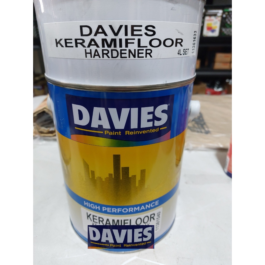 Davies Keramifloor 2 Component Polyurethane Floor Coating 4 Liters With ...