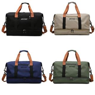 JNK W4600 Large Capacity Canvas Travel Bag with Shoe Compartment