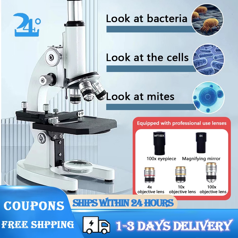Professional biological microscope, laboratory microscope, LED light