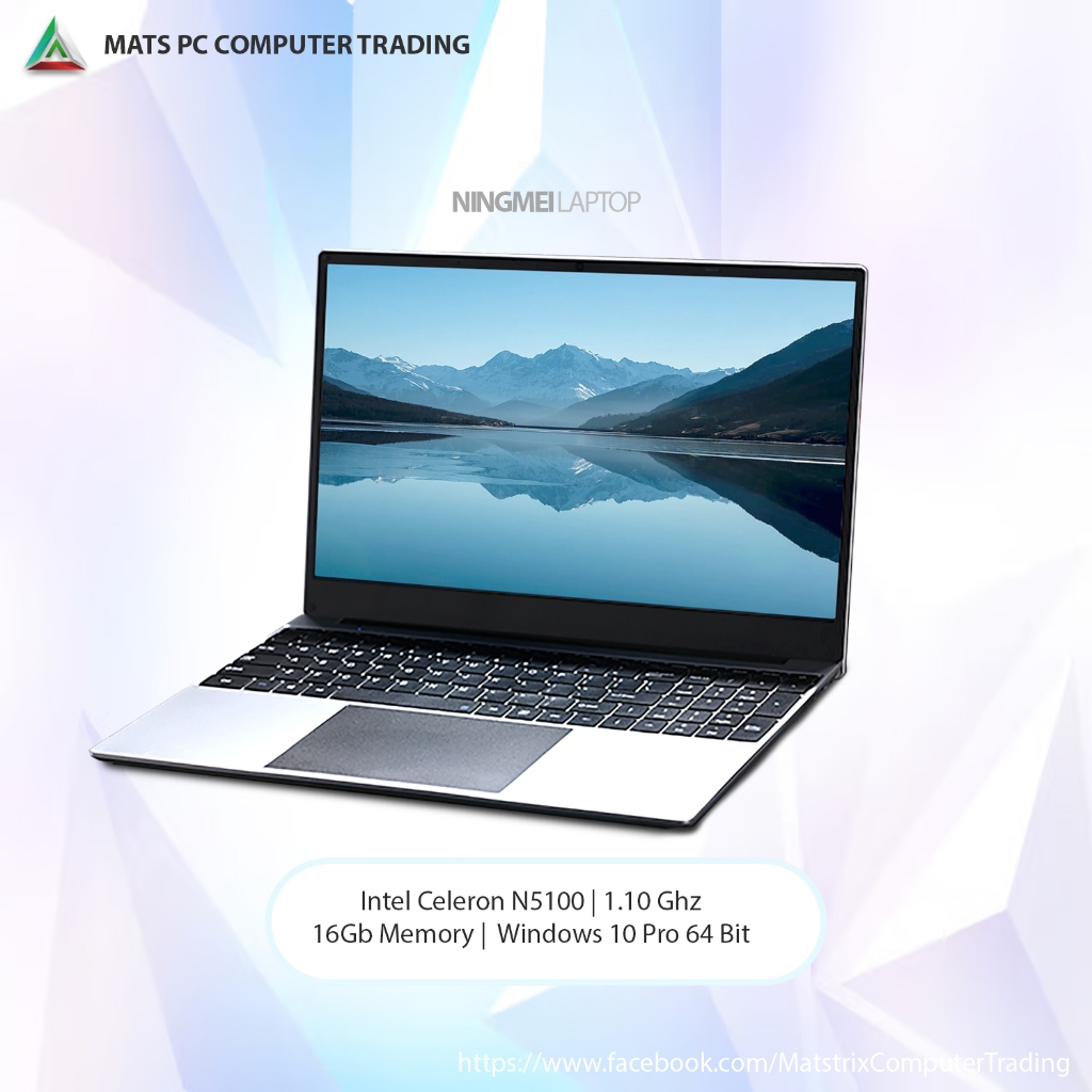 NINGMEI 15.6 INCHES READY TO USE LAPTOP WITH 16GB MEMORY AND 256SSD