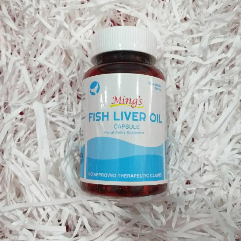 Ming's Fish Liver Oil Softgel Capsule 500mg Shopee Philippines