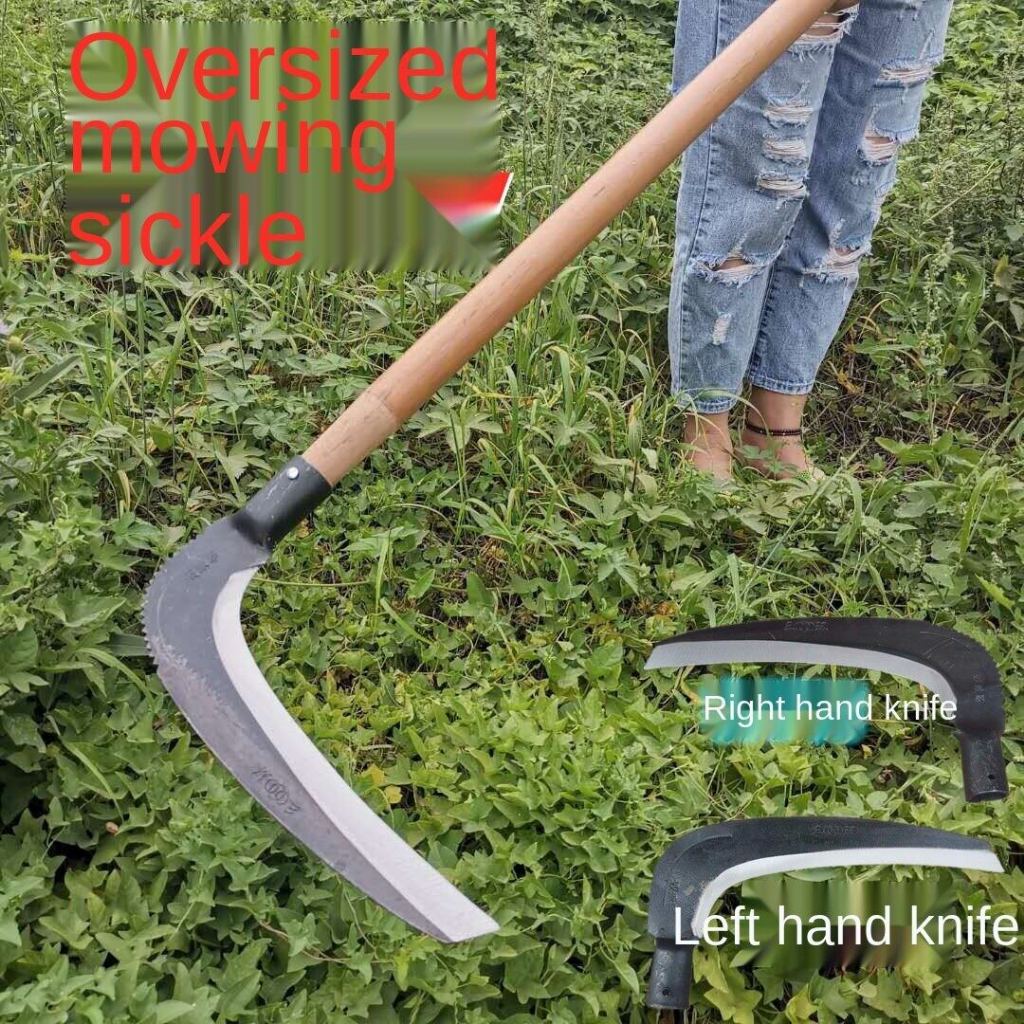Scythe long handle extension lawn mower Agricultural weeding tool Large