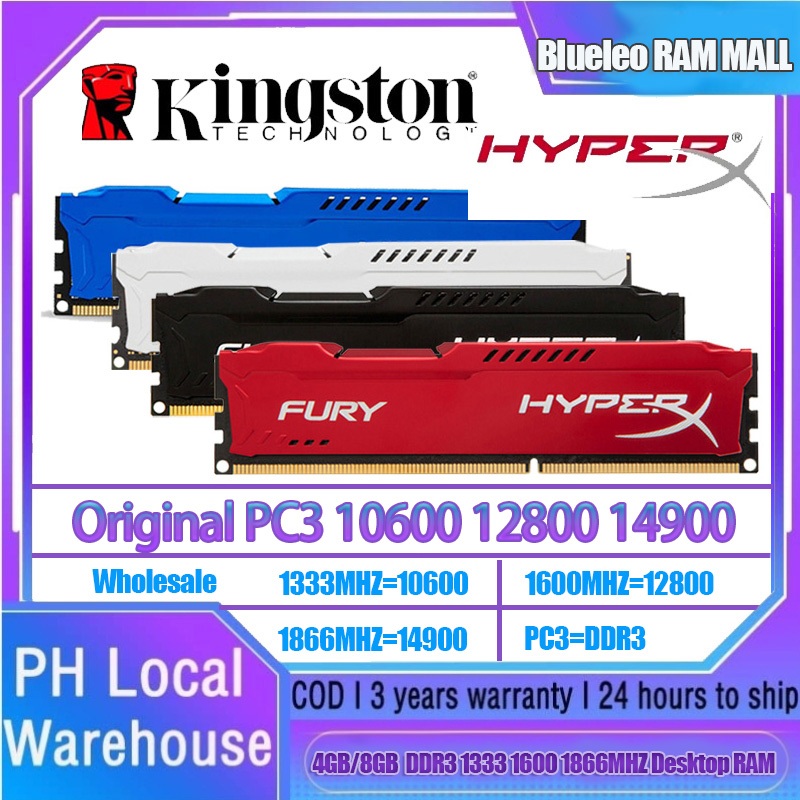 Hyperx fury ddr3 online 8gb 1600