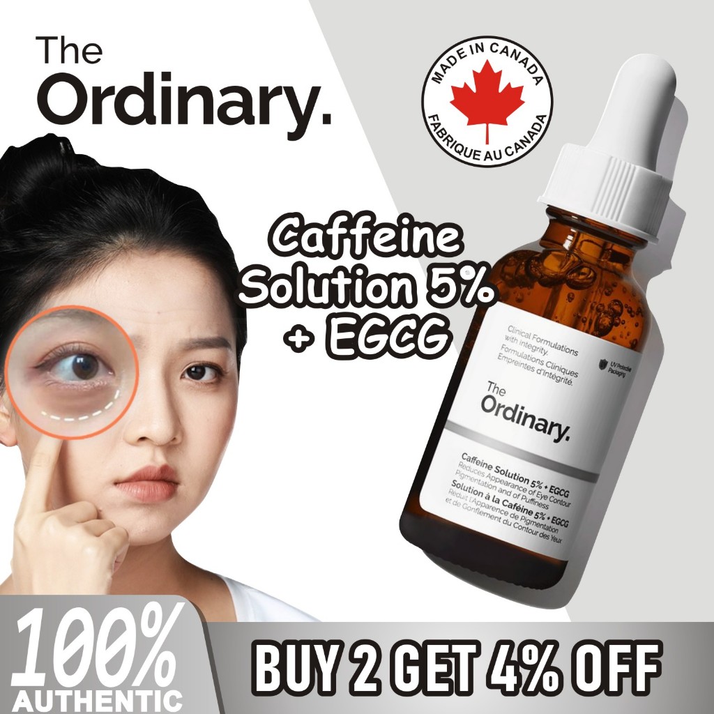 The ordinary Caffeine Solution 5%+ EGCG Eye Serum for dark Circle Serum ...