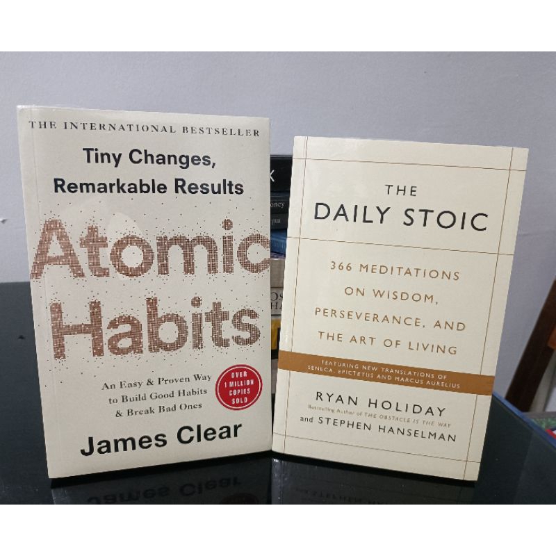 ATOMIC HABITS + THE DAILY STOIC BUNDLE (PAPERBACK) | Shopee Philippines