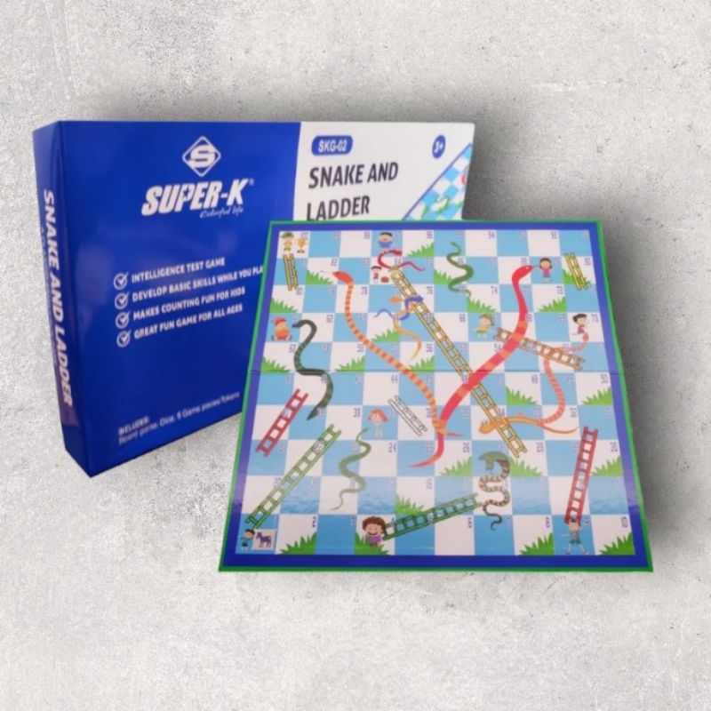 SuperK Snake and Ladder Board Game x 1 set Shopee Philippines