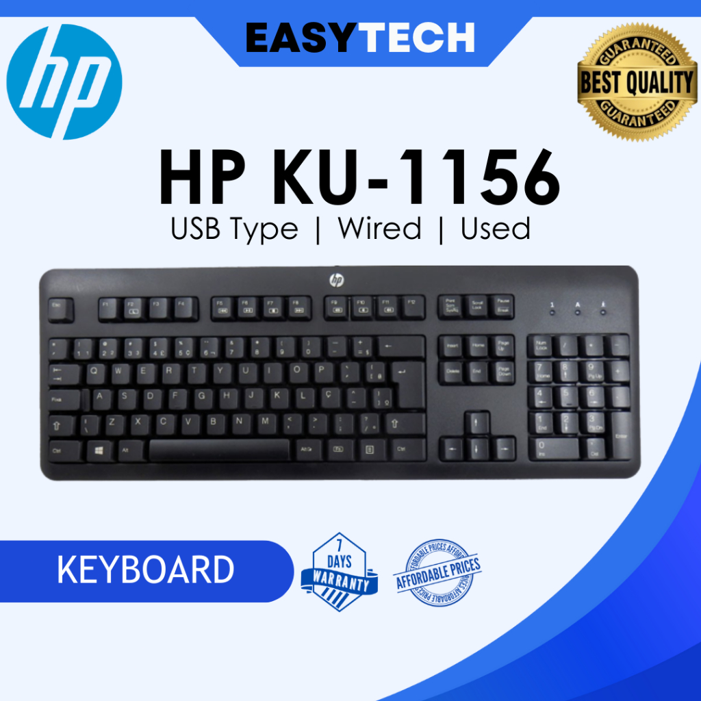 EASYTECH | Original USB Heavy Duty Assorted Brand Keyboard (Used ...