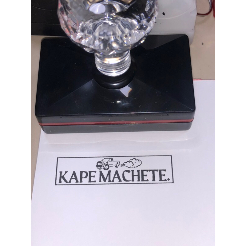 WATERPROOF STAMP 60x30mm SELFINKING STAMP | Shopee Philippines