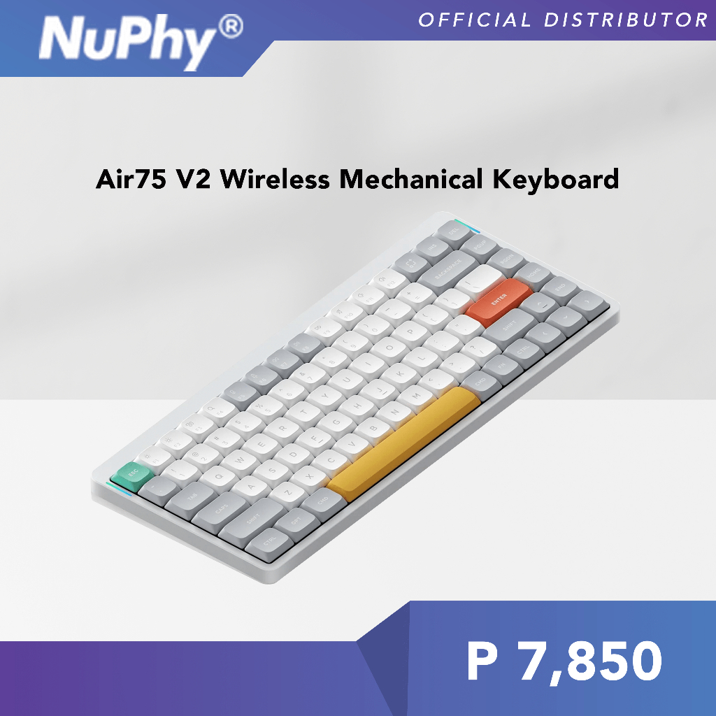 新品・未開封] すばや NuPhy Air75 V2 moss軸