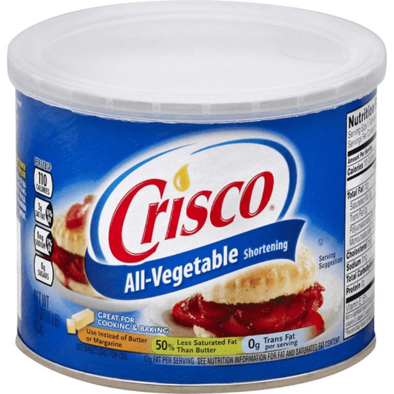 Crisco All Vegetable Shortening Original and Butter Flavor 453g