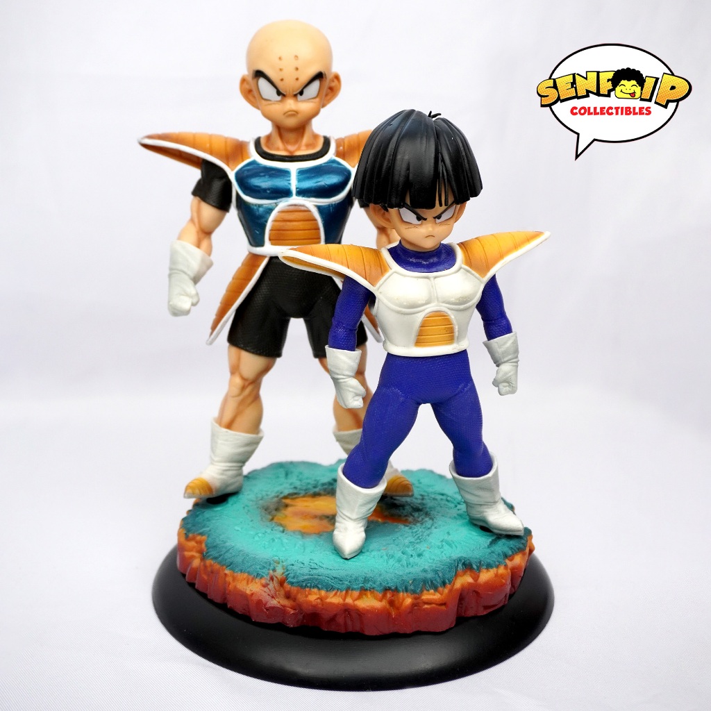 HQKO Dragon Ball Z Anime Figure Kuririn Gohan Saiyan Battle Clothes ...