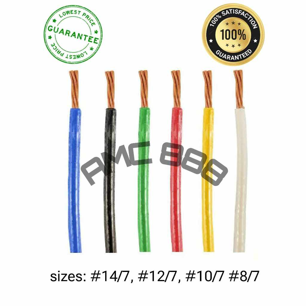 ELECTRICAL WIRE Stranded Copper Wire (PRICE PER METER) Shopee