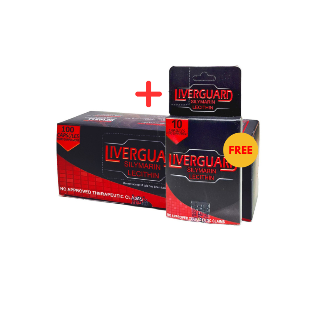 Liverguard Silymarin + Lecithin 500mg 100's + Free 10 Capsule Promo