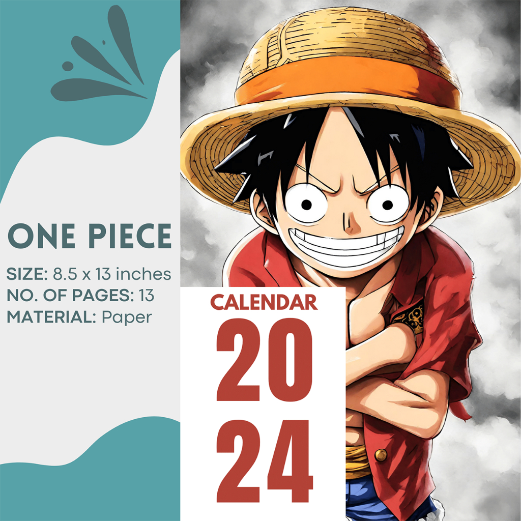 One Piece 2024 Long Size Calendar Business, Corporate, Client