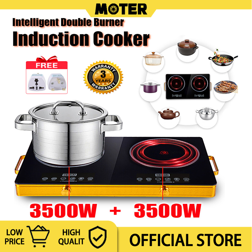 3500W Induction Cooker Inverter 2 burner Electric Stove Inverter Multifunctional Electric
