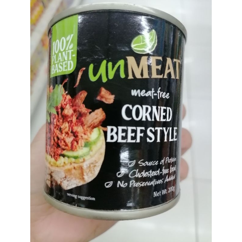 Unmeat Meat Free Corned Beef Style 200g Shopee Philippines