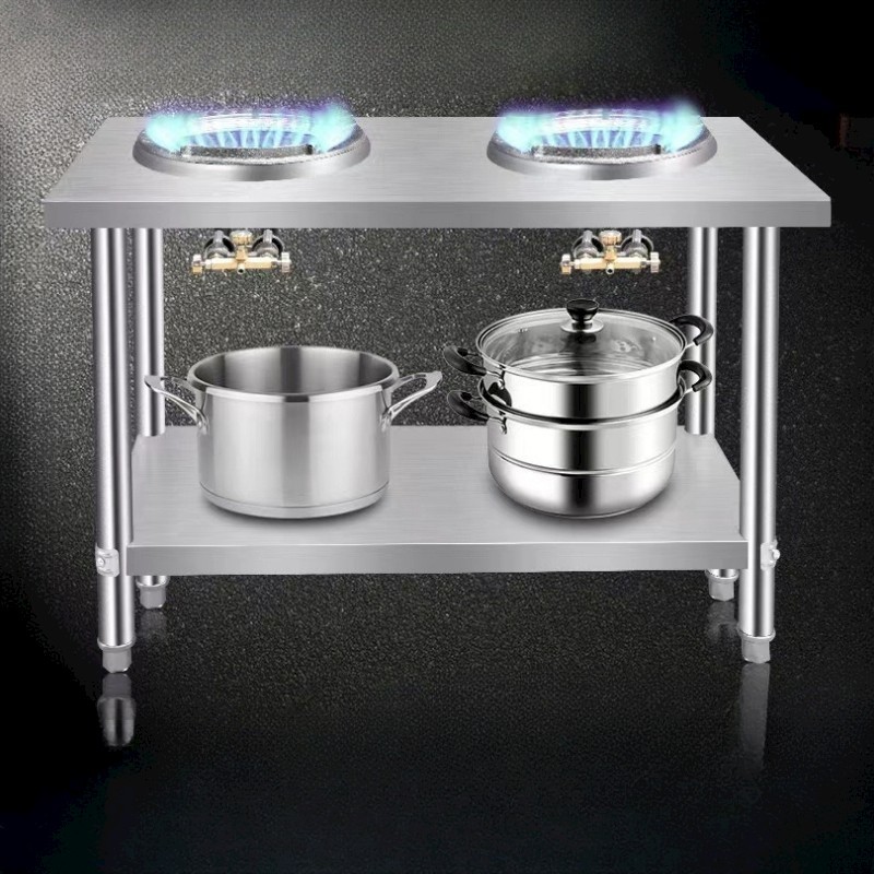 table stove Stainless commercial liquefied gas stove table Single and ...