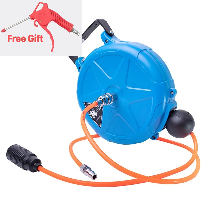 Mini M M PU Retractable Wall Mount Auto Rewind Air Hose Reel Compressor Hose Shopee Philippines