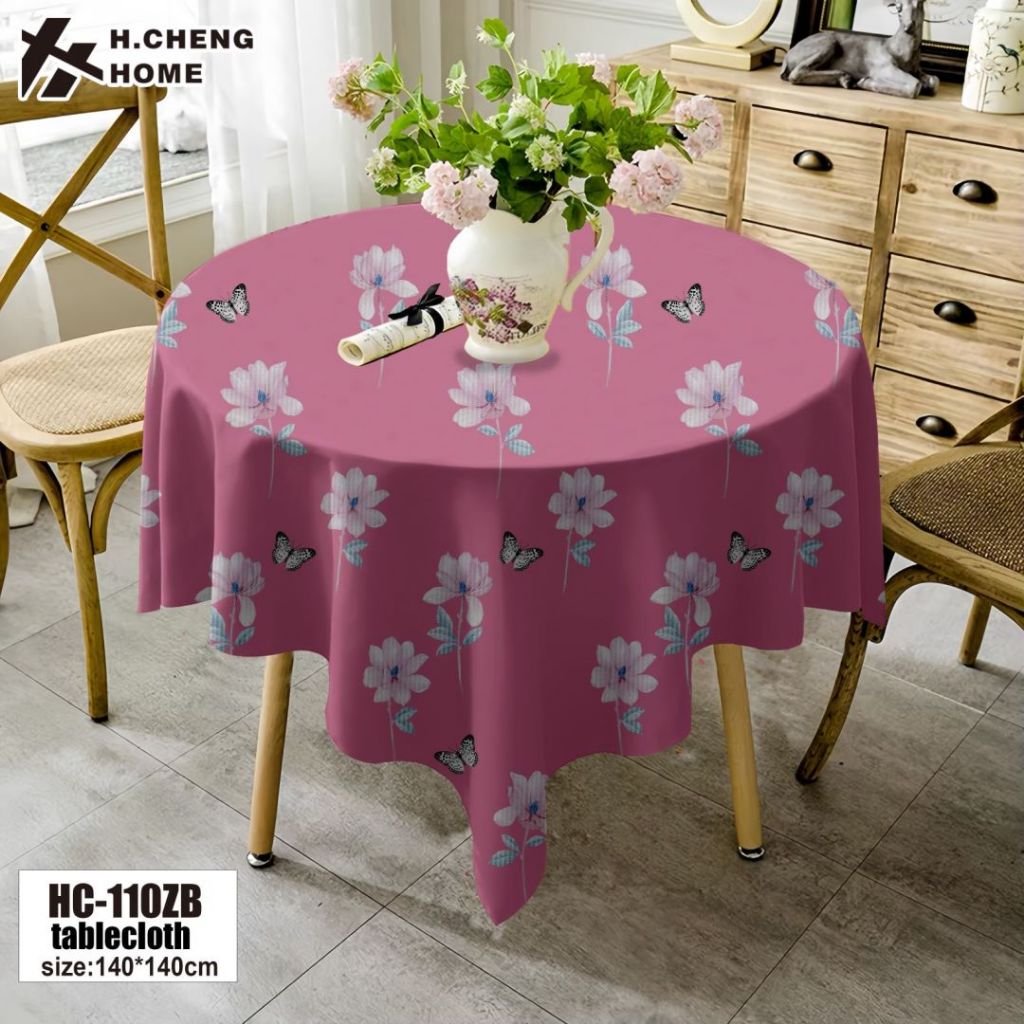 Perfect Life Waterproof And Oilproof Tablecloth Table Cover Protector Tablecover Pvc Shopee