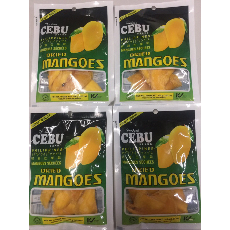 Cebu Dried Mango Slice 100g Shopee Philippines