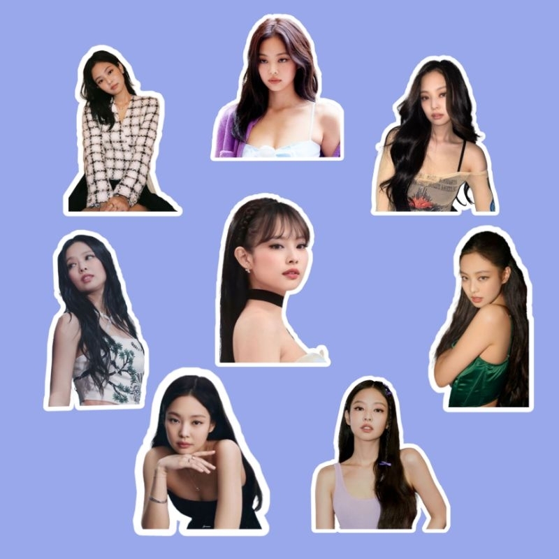 Blackpink Kim Jennie Laminated Waterproof Vinyl Sticker | Shopee ...
