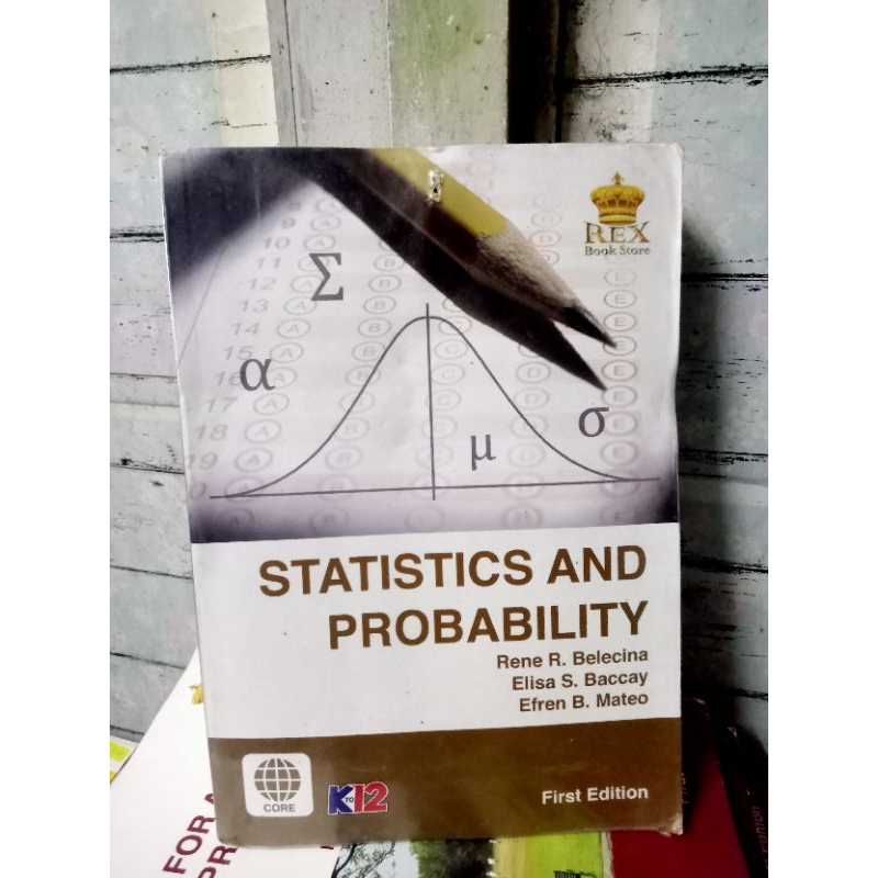 STATISTICS PROBABILITY(USED BOOK) | Shopee Philippines