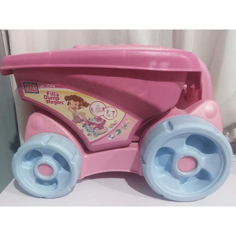 Mega Bloks Pink Fill and Dump Wagon Shopee Philippines