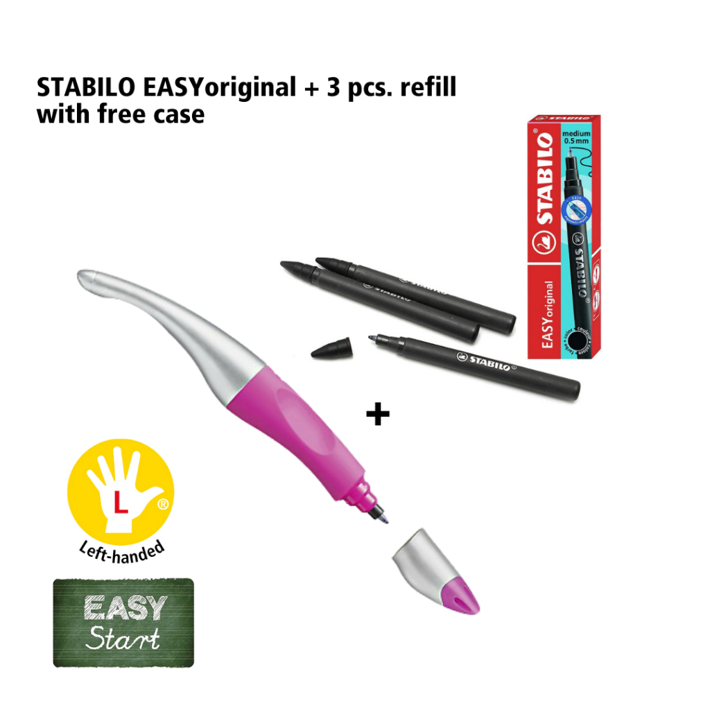 STABILO EASYoriginal Ergonomic Rollerball Ball Pen for Left Right