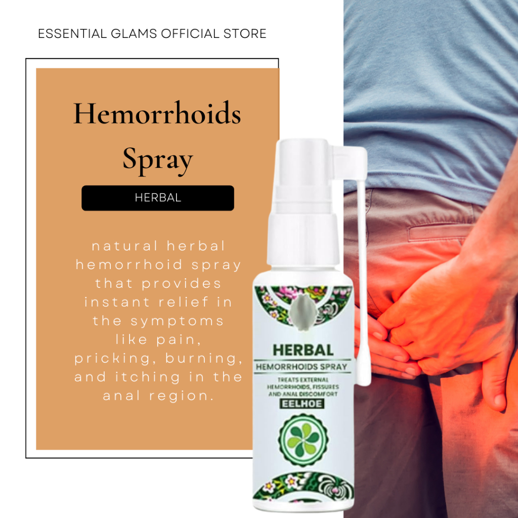 BMRS Hemorrhoids Removal Medical Spray Treatment External Mixed Hemorrhoid Ointment Plant