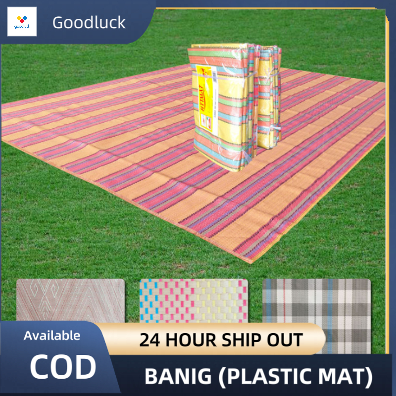 New plastic flexible mat picnic mat (BANIG) Single Double Queen banig